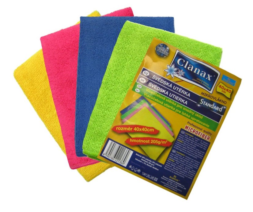 Švédská utěrka 205g 40x40cm modrá